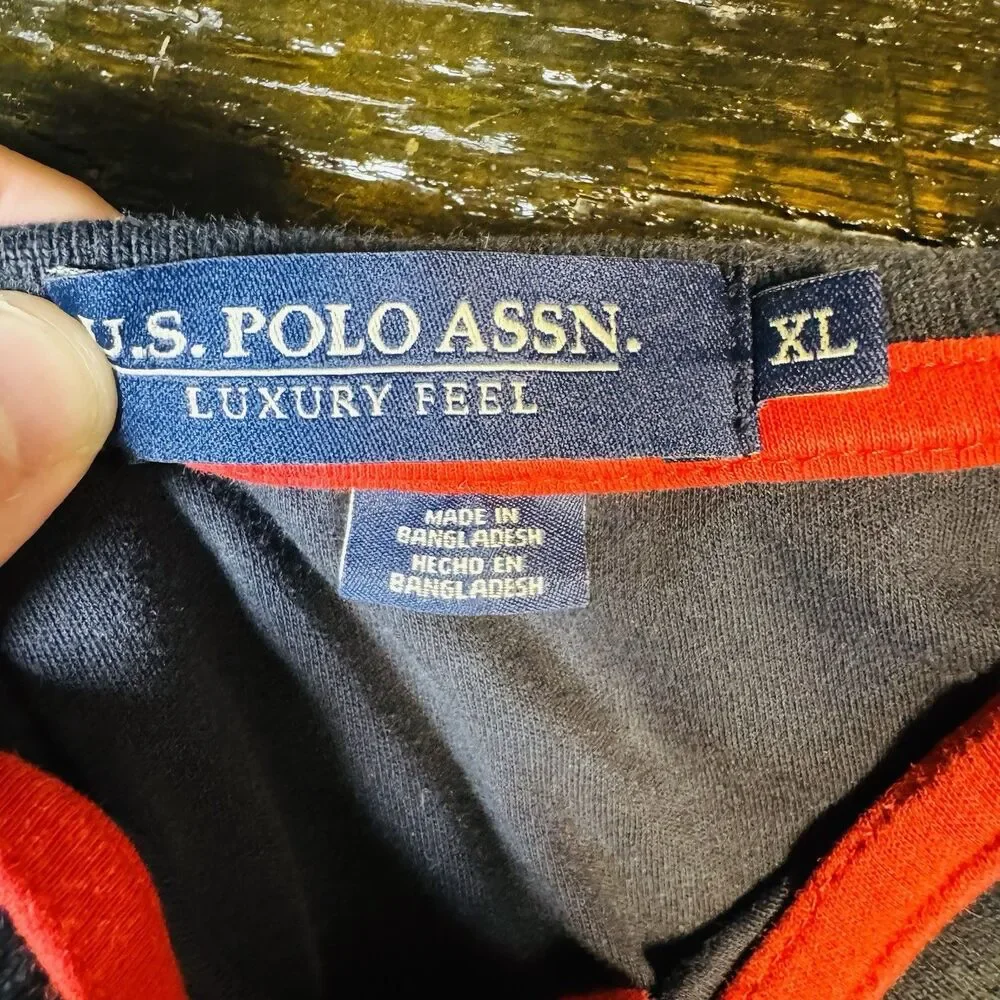 Polo by Ralph Lauren Polo Shirt Short Sleeve Men XL Blue Red